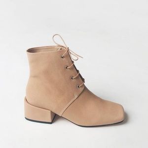 Arianne Gabriel | Shoes | Images For Arianne Gabriel Lace Up Boot Nude